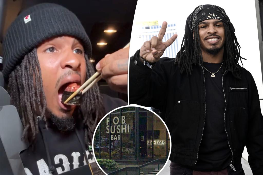 Sushi chains close after fans spot something fishy in influencer's viral food review